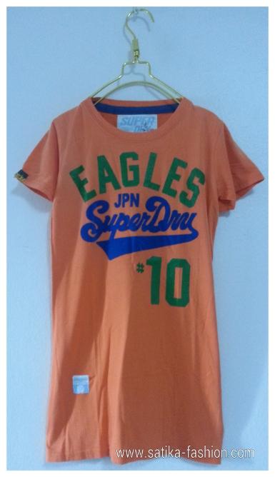 WSM6403Orange เสื้อยืดsuperdry ผู้หญิงสีส้ม